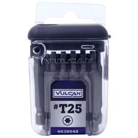 Vulcan 322891OR Screwdriver Bit, Hex Shank, S2 Chrome Molybdenum Steel