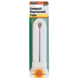 Feit Electric BPFUL12/CW Compact Fluorescent Bulb, 12 W, L12 U-Bent Lamp, G13 Lamp Base, 4100 K Color Temp