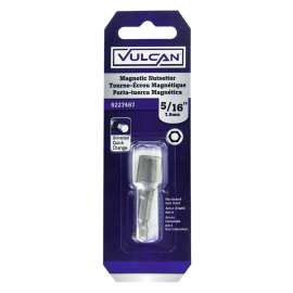 Vulcan 312321OR Nutsetter, 5/16 in Drive, Hex Drive, 1-3/4 in L, 1/4 Quick Change in Shank