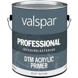 Valspar PROFESSIONAL 045.0081147.007 DTM Primer, Red Oxide, 1 gal