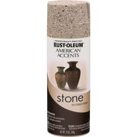 RUST-OLEUM AMERICAN ACCENTS 7995830 Stone Spray Paint Pebble, Solvent-Like, Pebble, 12 oz, Aerosol Can