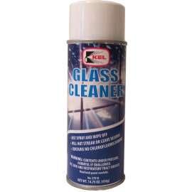 KEL 57910 Glass Cleaner, 14.75 oz Can, Solvent, Clear