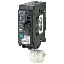 Siemens MPA120AFC Circuit Breaker, AFCI, Combination, 20 A, 1 -Pole, 120 V, Common Trip, Plug Mounting