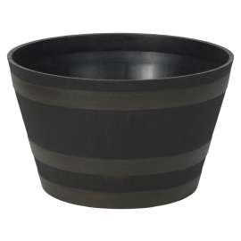 GARANT HBR2012AR Bourbon Planter, 20-1/2 in Dia, Resin, Antique Red