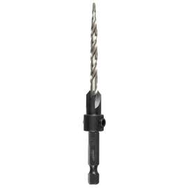 Milwaukee 48-13-5002 Countersink with Drill Bit, 3/16 in Dia Cutter, 1/4 in Dia Shank, 4.38 in OAL, Hex Shank, HSS