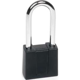 Sesamee K500 2 1/4 Padlock, Keyed Different Key, 5/16 in Dia Shackle, 2-1/4 in H Shackle, Steel Shackle, Epoxy-Coated