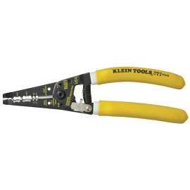 Klein-Kurve K1412 Cable Stripper, 14 to 12 AWG Wire, 7-3/4 in OAL, Curved Handle