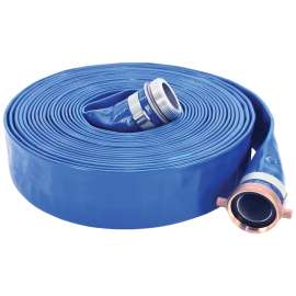 ABBOTT RUBBER 1148-4000-50-CE Water Discharge Hose, 50 ft L, Camlock Female x Male, PVC, Blue