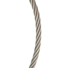 Koch 016162 Aircraft Cable, 3/16 in Dia, 250 ft L, 840 lb Working Load, Stainless Steel