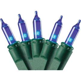 Sylvania Light Sets, Mini, Blue, 100-Light