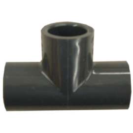 GENOVA 300 Series 314208 Pipe Tee, 2 in Run, Slip Run Connection, 2 in Branch, Slip Joint Branch Connection