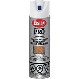 Krylon 458490000 Professional Marking Paint, APWA White, 15 oz