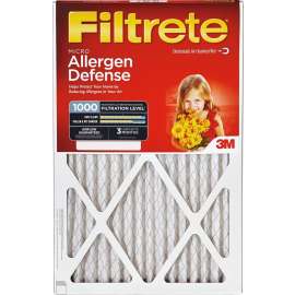 Filtrete 9823DC-6 Air Filter, 24 in L, 14 in W, 11 MERV, Electrostatically Charged Microfiber Filter Media