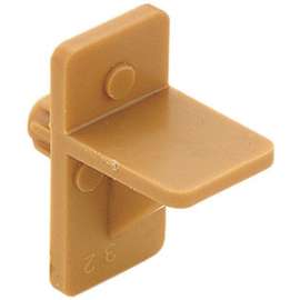 Knape & Vogt 335P PLAS Shelf Support Pin, Plastic, Tan