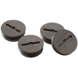 HUBBELL 5269-7 Closure Plug, 13/16 in Dia, 5/16 in L, 13/16 in W, Metal, Bronze
