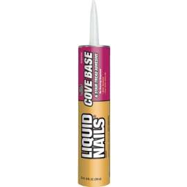 Liquid Nails CB-10 Cove Base and Stair Tread Adhesive, Tan, 10 oz Cartridge