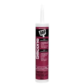 DAP 73446 Kitchen and Bath Sealant, White, 24 hr Curing, -35 to 140 deg F, 300 mL Cartridge