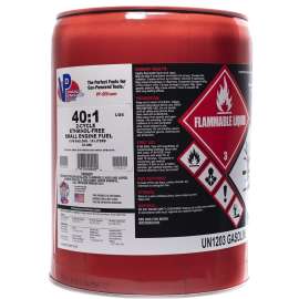 VP Racing FUELS 6292 40:1 Premixed Small Engine Fuel, Aromatic Hydrocarbon, Red, 5 gal Pail