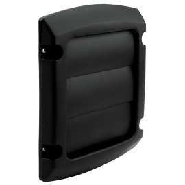 DUNDAS JAFINE ProVent LC4BLKXZW Louvered Exhaust Cap, 4 in Duct, Black