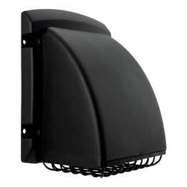 DUNDAS JAFINE ProMax PMC4BLKX Exhaust Cap, 4 in Duct, Black