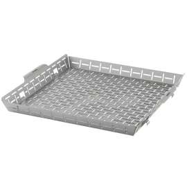 Weber Crafted Series 7673 Roasting Basket, 16.3 in L, 17.2 in W, Stainless Steel