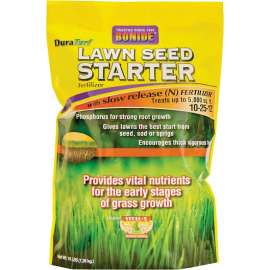 DuraTurf 60454 Lawn Seed Starter, 16 lb, Granular, 10-25-12 N-P-K Ratio