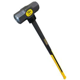 Vulcan 0703124 Sledge Hammer, Fiberglass Handle, 10 lb