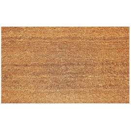 AMERICO HOME Natural CoCo 7727830 Door Mat, 30 in L, 18 in W, Rectangular, Natural Pattern, Tan