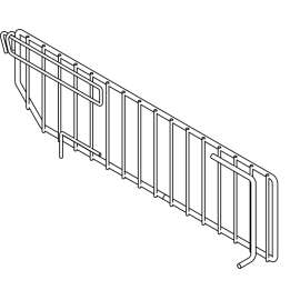 DIVIDER WIRE SINGLE CHRM 22IN