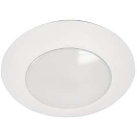 HALO HLC Series HLC6099301EWH-6BP Surface Light, 0.133 mA, 120 V, 16 W, LED Lamp, 900 Lumens, 3000 K Color Temp