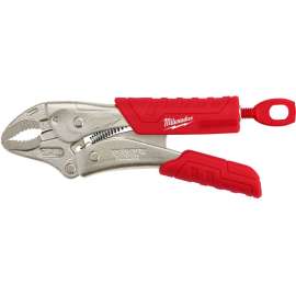 Milwaukee Torque Lock 48-22-3405 Locking Plier, 5 in OAL, Black/Red/Silver Handle, Comfort-Grip, Overmold Handle