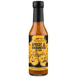 Traeger HOT003 Hot Sauce, Apricot, Habanero Flavor, 8.75 oz Bottle