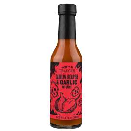 Traeger HOT004 Barbeque Sauce, Carolina Reaper, Garlic Flavor, 8.75 oz Bottle