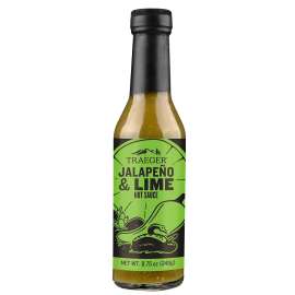 Traeger HOT005 Barbeque Sauce, Jalapeno, Lime Flavor, 8.75 oz Bottle