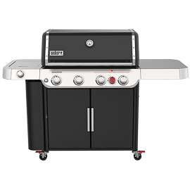 Weber GENESIS E-435 Gas Grill, 48,000 Btu, Liquid Propane, 4-Burner, 646 sq-in Primary Cooking Surface, Steel Body
