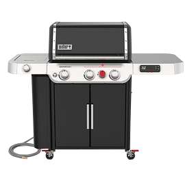 Weber GENESIS EX-335 Series 37610001 Smart Gas Grill, 39,000 Btu, Natural Gas, 3-Burner, Enclosed Cabinet Storage