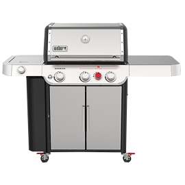 Weber GENESIS S-335 Series 35400001 Gas Grill, 39,000 Btu, Liquid Propane, 3-Burner, Enclosed Cabinet Storage