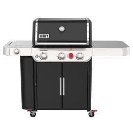 Weber GENESIS E-335 Series 35410001 Gas Grill, 39,000 Btu, Liquid Propane, 3-Burner, Enclosed Cabinet Storage