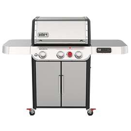 Weber GENESIS SX-325s Series 35500001 Smart Gas Grill, 39,000 Btu, Liquid Propane, 3-Burner, Smoker Included: No