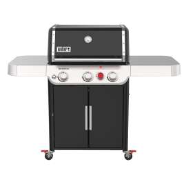 Weber GENESIS E-325s Series 35310001 Gas Grill, 39,000 Btu, Liquid Propane, 3-Burner, Enclosed Cabinet Storage