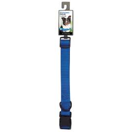 Boss Pet 2958002 Adjustable Dog Collar, 18 to 26 in L Collar, 1 in W Collar, Nylon, Blue
