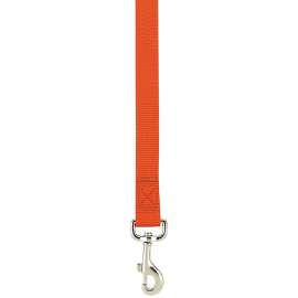 CASUAL CANINE ZM2392 64 69 Dog Lead, 6 ft L, 5/8 in W, Nylon Line, Orange
