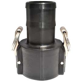 COUPLER FEMALE HOSE BARB 3/4IN