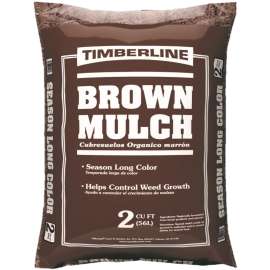 TIMBERLINE 52058059 Hardwood Mulch, Brown, 2 cu-ft Package, Bag