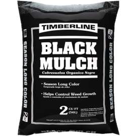 TIMBERLINE 52058058 Hardwood Mulch, 2 cu-ft Coverage Area, Black Bag