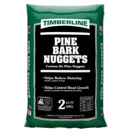 TIMBERLINE 52055472 Bark Nugget, Pine, 2 cu-ft Package, Bag
