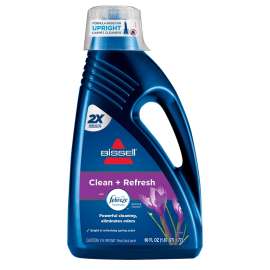BISSELL 1052 Carpet Cleaner, 60 oz Bottle, Liquid, Characteristic, Pale Yellow