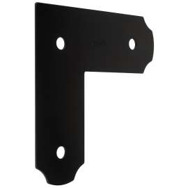 National Hardware N800-014 T-Strap Tie, 8-1/4 in L, 8-1/4 in W, Steel, Storm Shine Powder-Coated