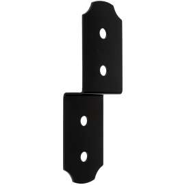 National Hardware Hartley 1219BC Series N800-024 Joist Tie, 10 in L, 3 in W, Steel, Storm Shine/Powder-Coated, Black