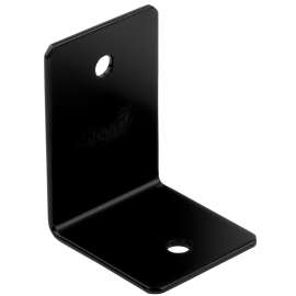 National Hardware Indio 1218BC Series N800-203 Joist Tie, 2 in L, 1-3/8 in W, Steel, Storm Shine/Powder-Coated, Black
